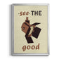 Movie Time I - Modern Framed Canvas Print
