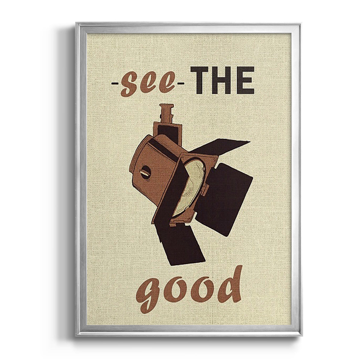 Movie Time I - Modern Framed Canvas Print