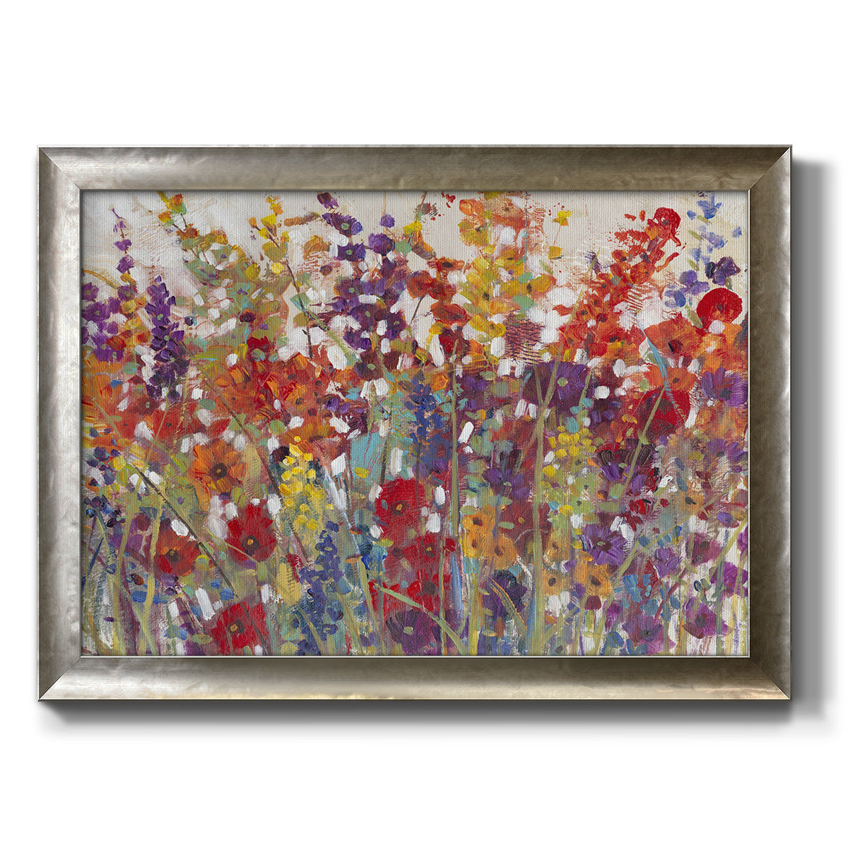 Variety of Flowers II Premium Framed Canvas- Ready to Hang