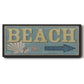 Shoreline Signs III - Floater Framed Canvas Print