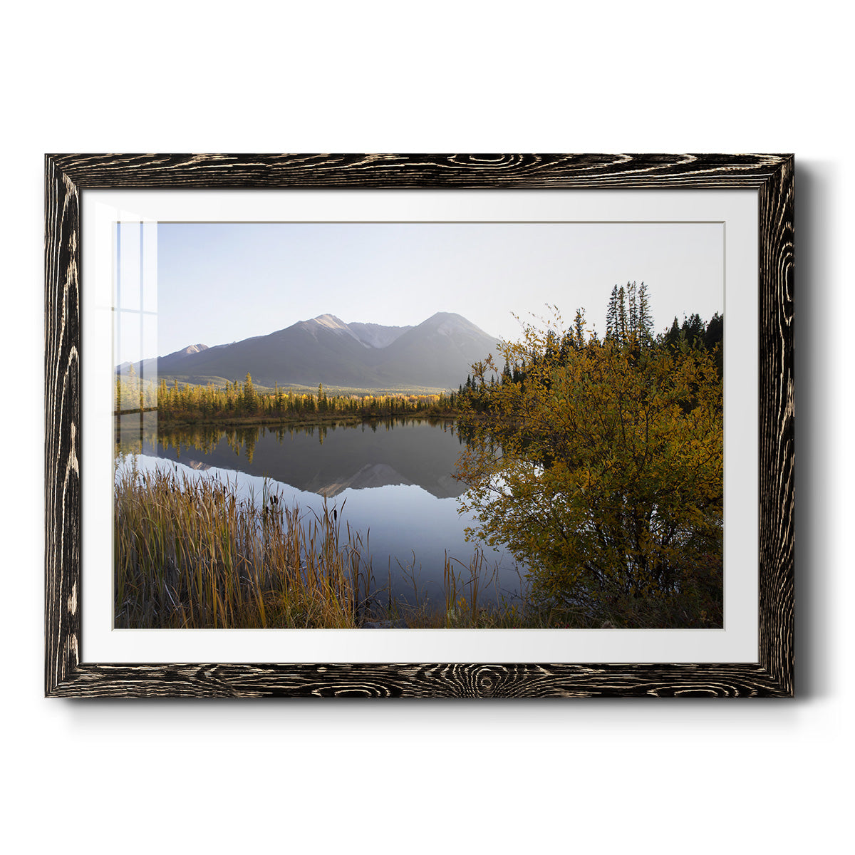 Low Light on Vermillion - Barnwood Framed Art Print