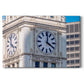 Chicago Clock - Gallery Wrapped Canvas