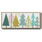 Modern Holiday Collection D - Floater Framed Canvas Print