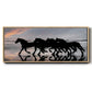 Beach Gallop - Floater Framed Canvas Print