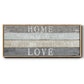 Home Love - Floater Framed Canvas Print