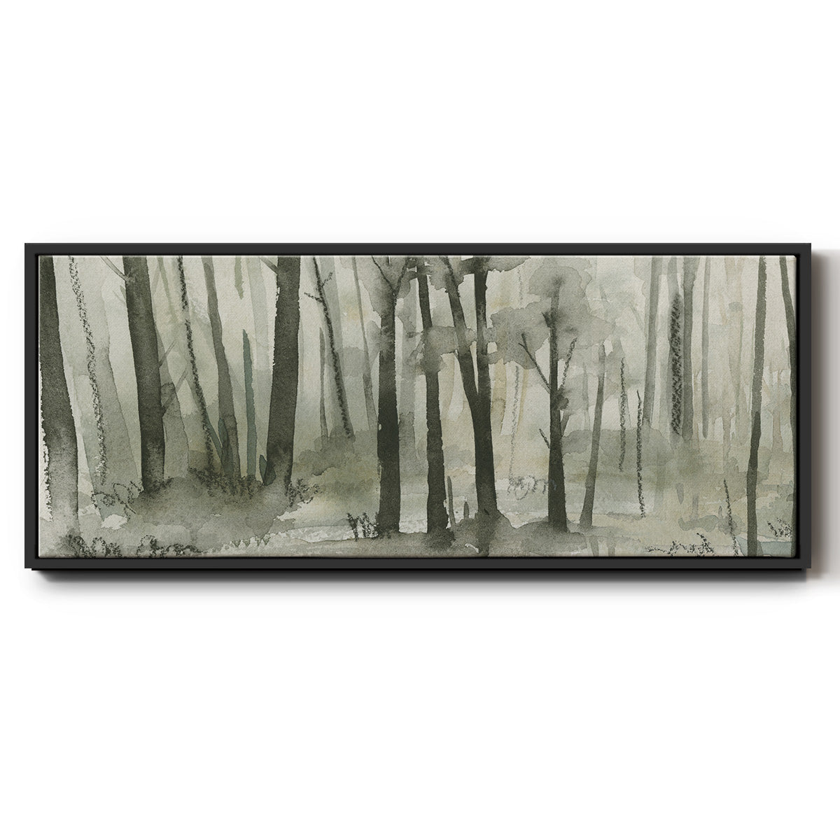 Into the Woods I - Floater Framed Canvas Print