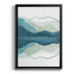 Icicle Range I - Modern Framed Canvas Print