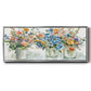 Flower Market Display - Floater Framed Canvas Print