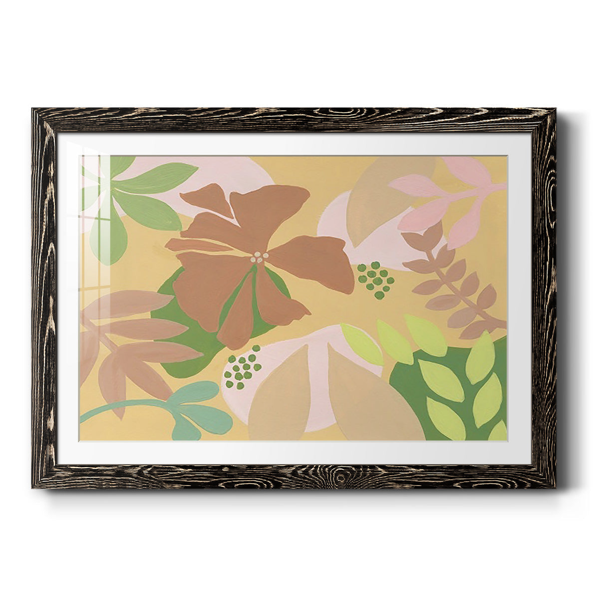 Neutral Blooms IV-Premium Framed Print - Ready to Hang