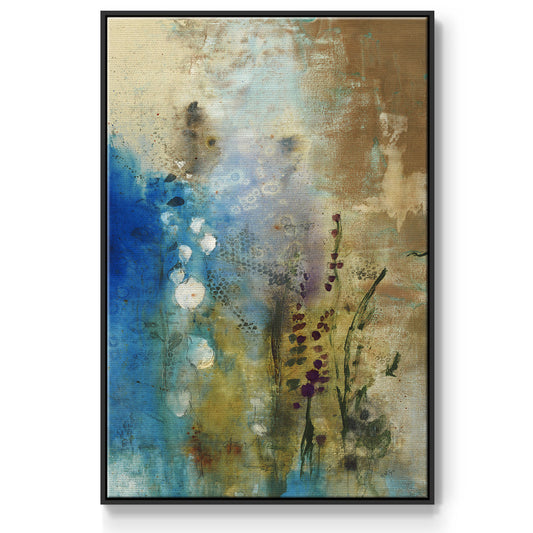 Immerge III - Floater Framed Canvas Print