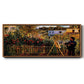Monet Painting in His Garden in Argenteuil - Floater Framed Canvas Print