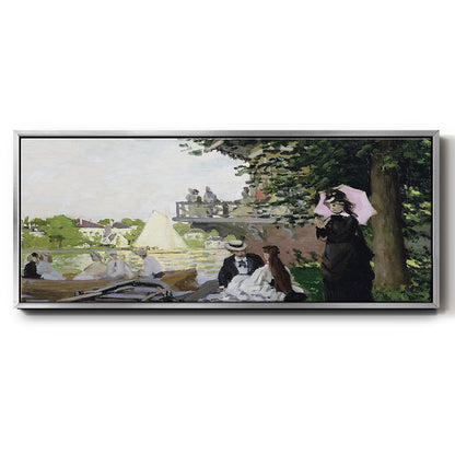 Garden House on the Zaan, Zaandam, 1871 - Floater Framed Canvas Print