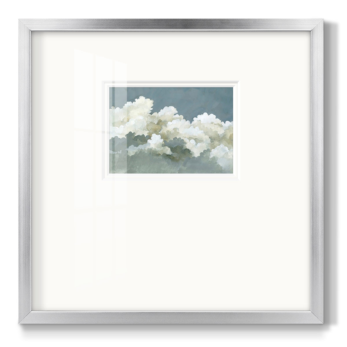 Big Clouds III Premium Framed Print Double Matboard