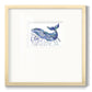 Whale Love I - Double Matboard Framed Print