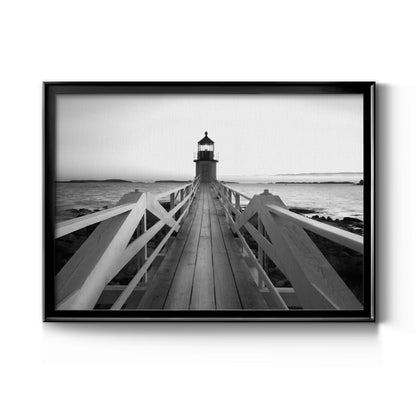 Marshall Point Lighthouse - Modern Framed Canvas Print