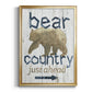 Bear Country - Modern Framed Canvas Print