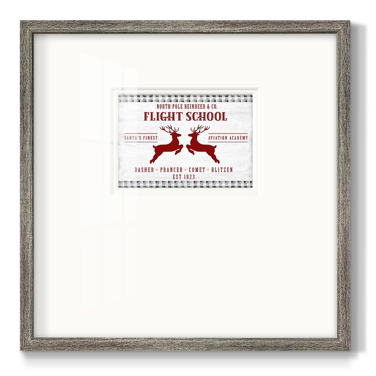 Flight School Premium Framed Print Double Matboard