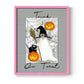 Trick or Treat Ghost - Restickable Framed Art Print