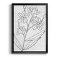 Botanical Sketch I - Modern Framed Canvas Print