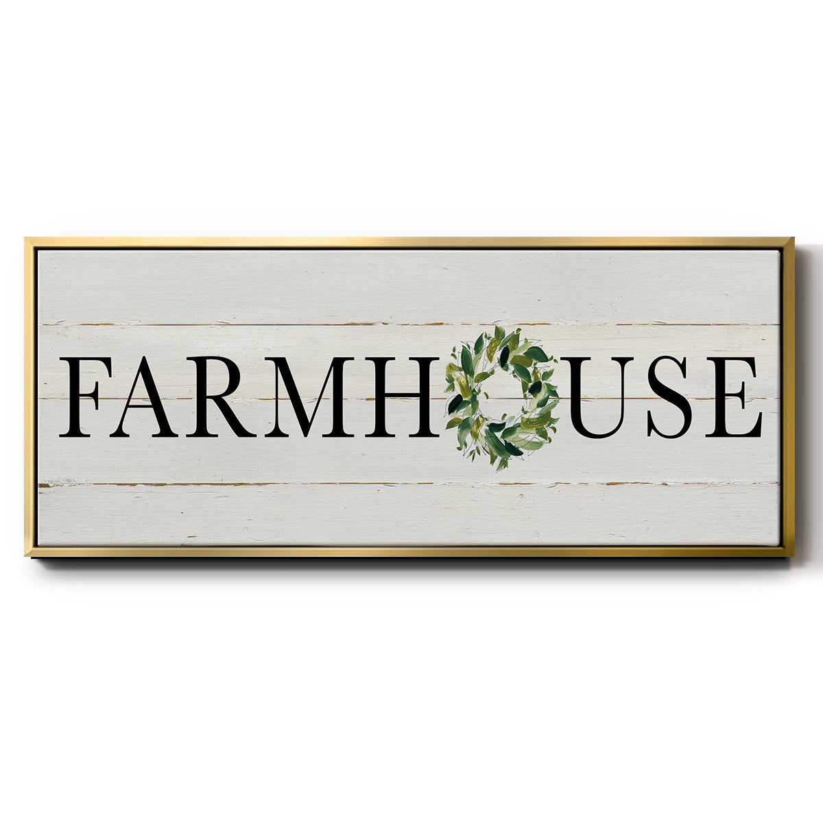 Farmhouse - Floater Framed Canvas Print