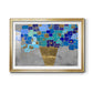 Blue Love - Modern Framed Art Print