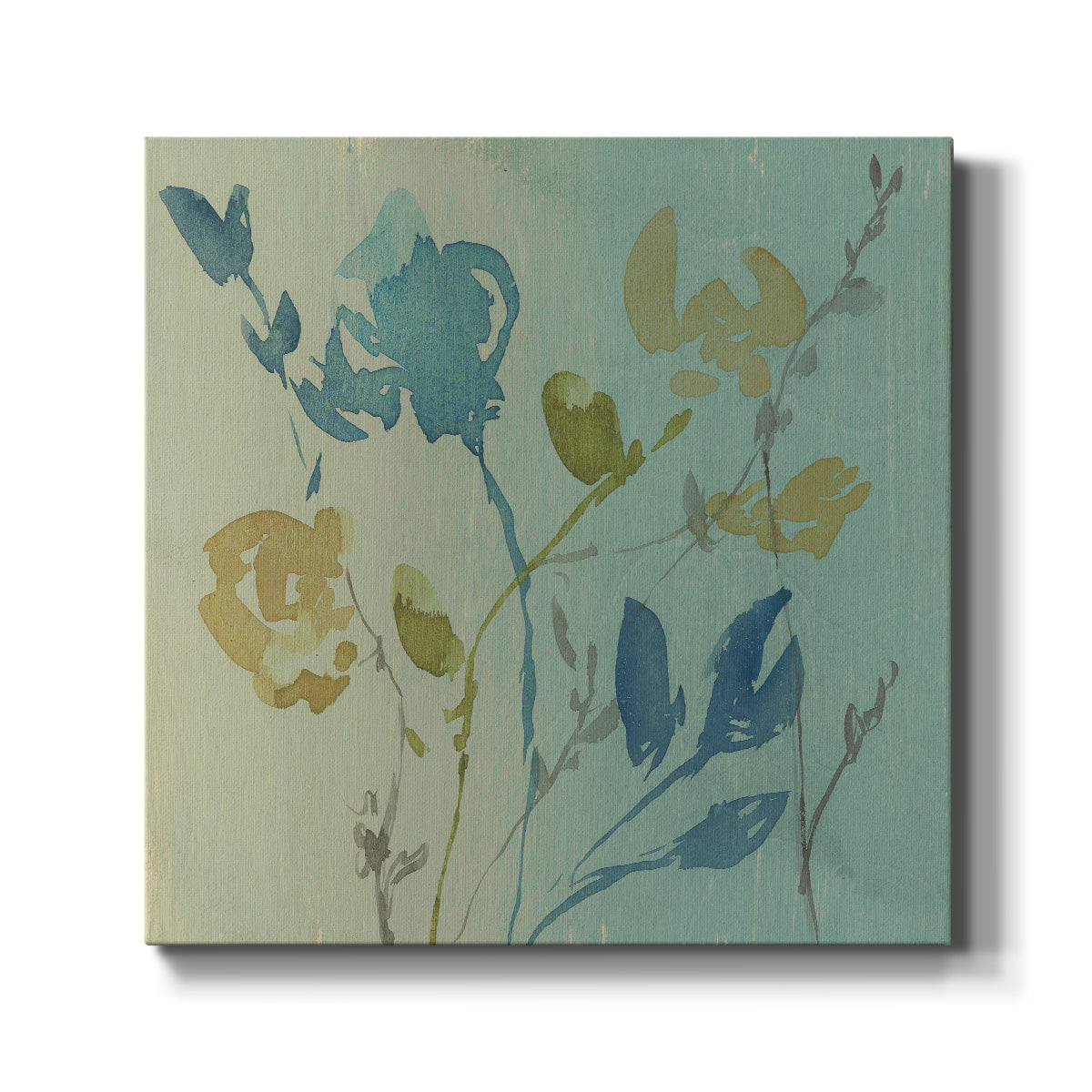 Spa & Sage Bouquet I - Canvas Art Print