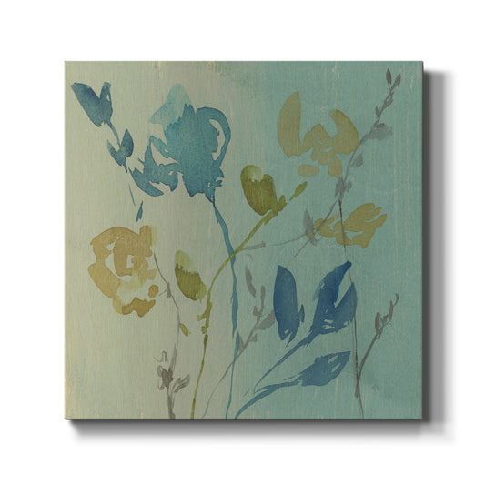 Spa & Sage Bouquet I - Canvas Art Print