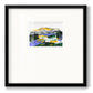 Silent Mountain I - Double Matboard Framed Print