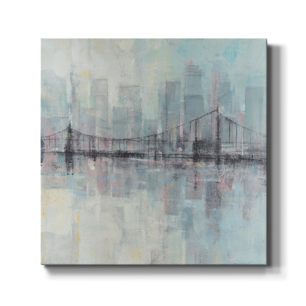 Pastel Cityscape II - Canvas Art Print