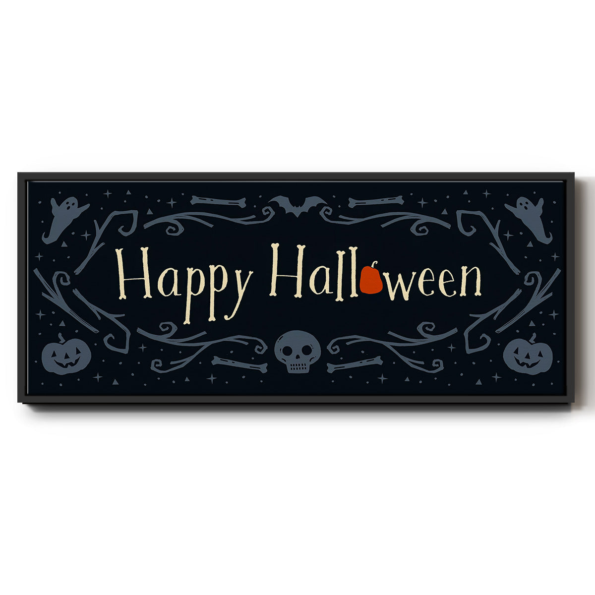 Skeleton Crew Collection D - Floater Framed Canvas Print