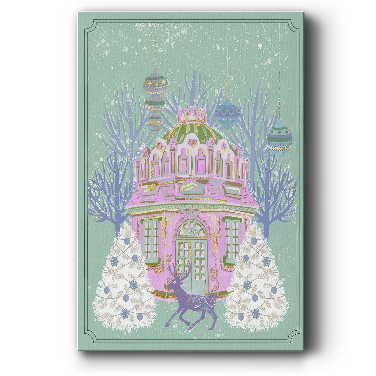 Winter Holidays VI - Gallery Wrapped Canvas