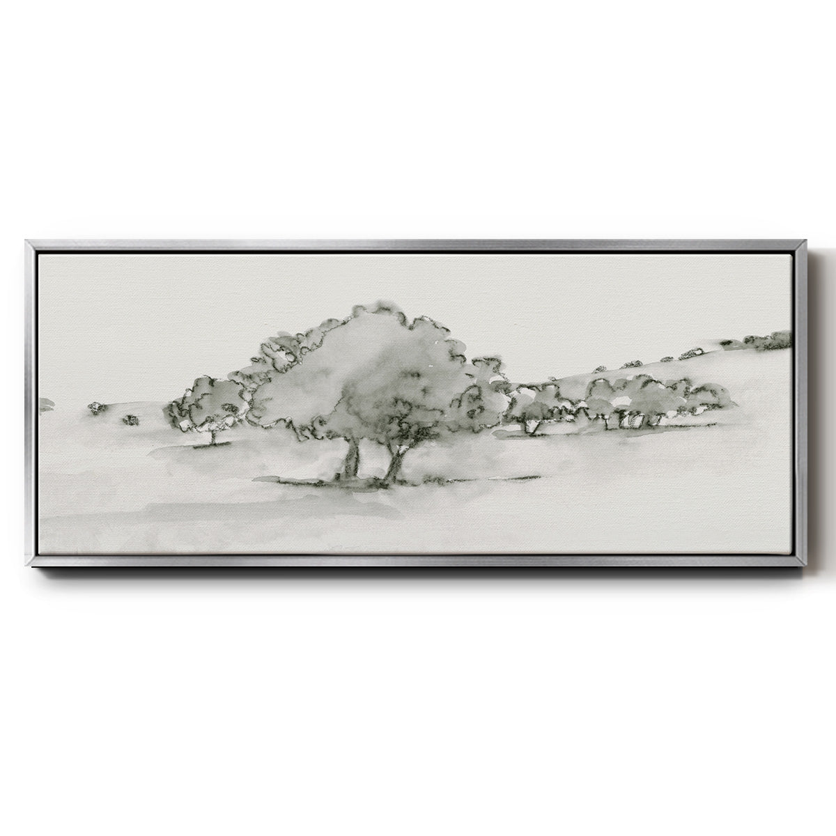 Scenic Scribble II - Floater Framed Canvas Print