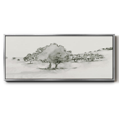 Scenic Scribble II - Floater Framed Canvas Print