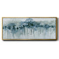 Blue Birch Morning - Floater Framed Canvas Print