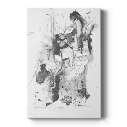 Graphite Abstract I - Canvas Art Print