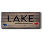 Lake Paddles - Floater Framed Canvas Print