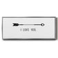 Love Arrow I - Floater Framed Canvas Print