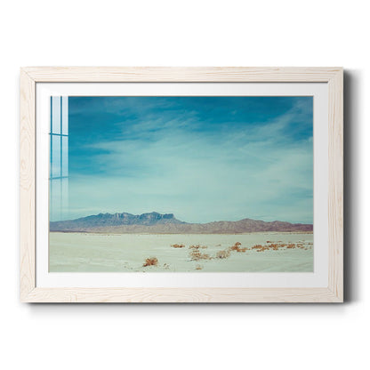 Salt Flat Walk II - Barnwood Framed Art Print
