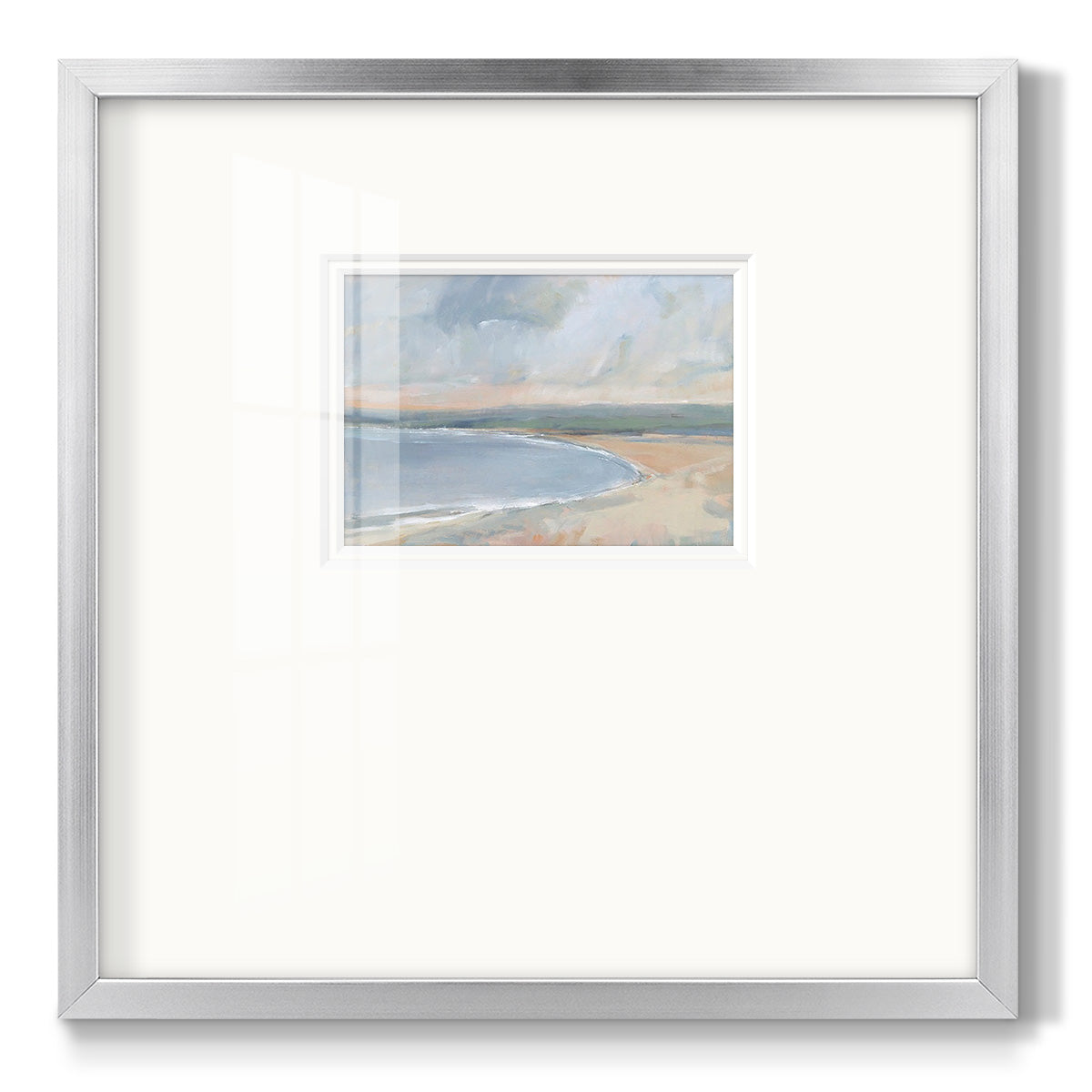 Coastal Study II Premium Framed Print Double Matboard