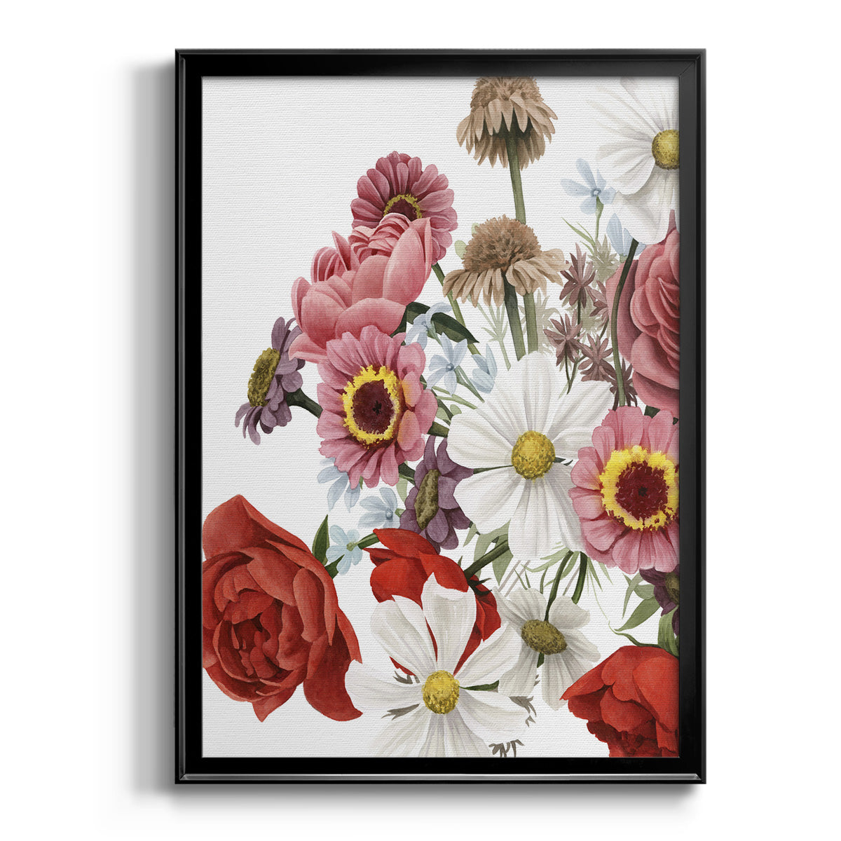 Modern Arrangement II - Modern Framed Canvas Print