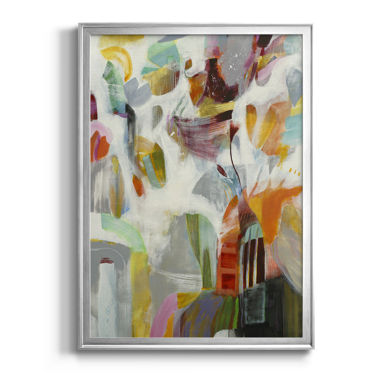 Renewal - Modern Framed Canvas Print