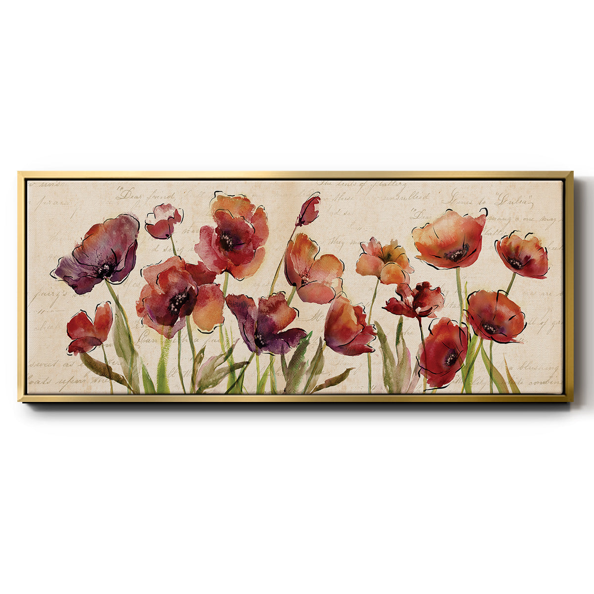 Bow to Summer I - Floater Framed Canvas Print