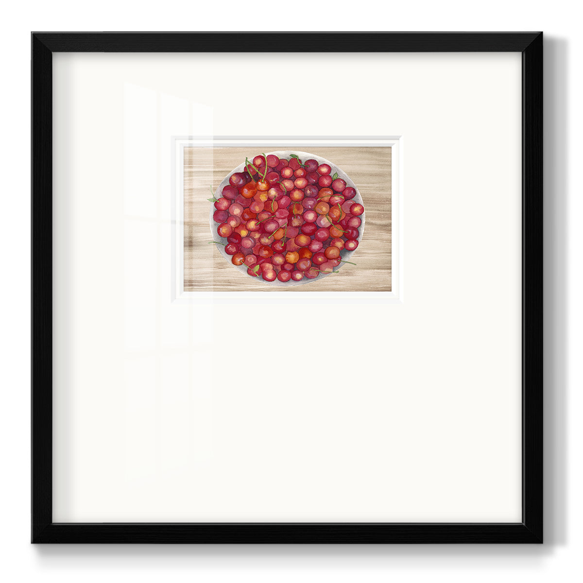 Bowls of Fruit IV Premium Framed Print Double Matboard