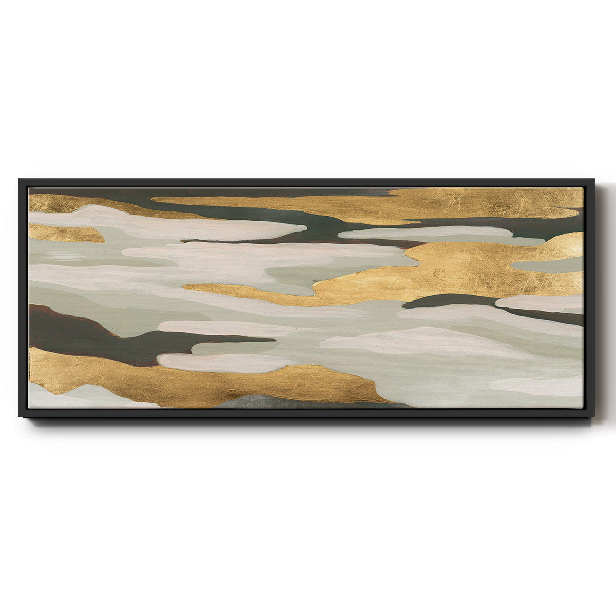 Golden Valley Sands I - Floater Framed Canvas Print