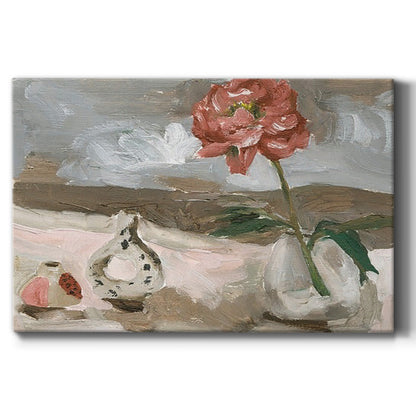 Vase of Pink Flowers IV - Canvas Art Print