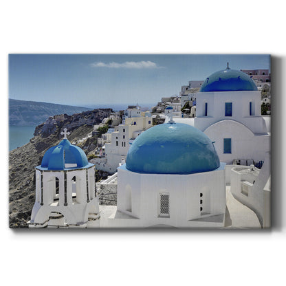 Santorini Saturday - Canvas Art Print