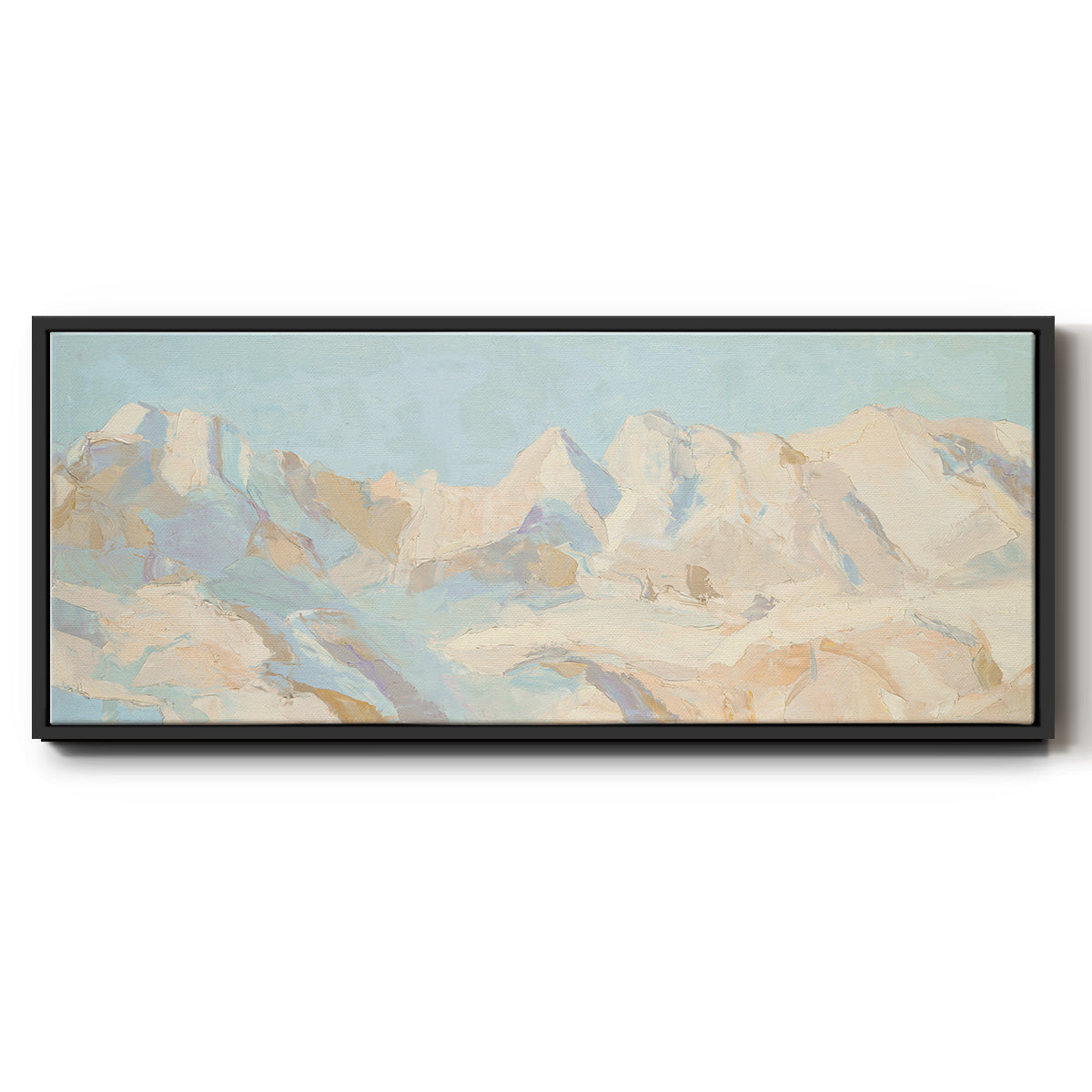 Mountain Scape - Floater Framed Canvas Print