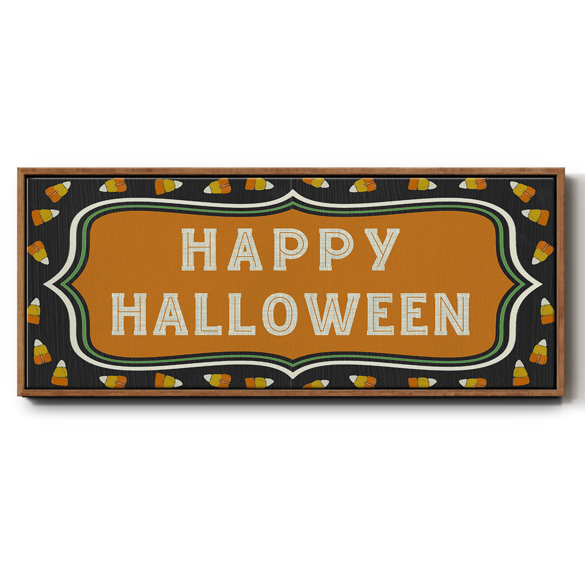 Happy Hallowween - Floater Framed Canvas Print