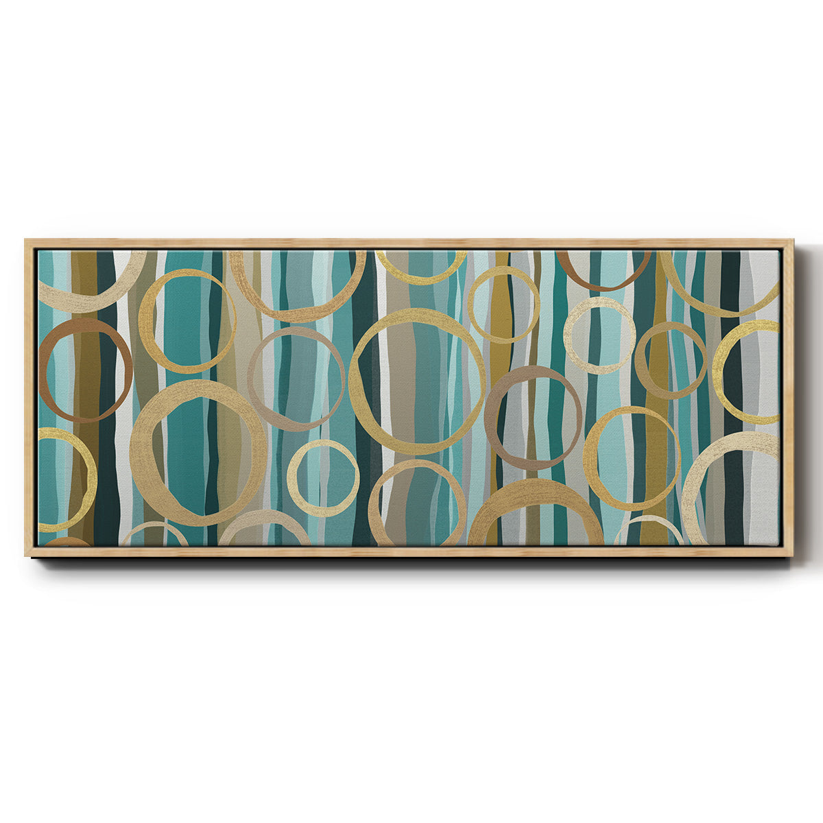 Watson's Garden II - Floater Framed Canvas Print