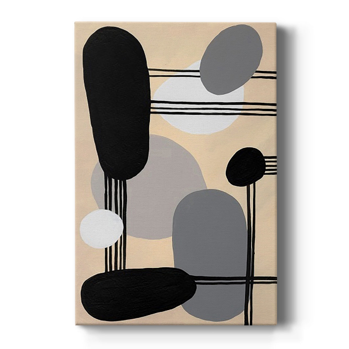 Interconnected Shapes I Premium Gallery Wrapped Canvas - Ready to Hang